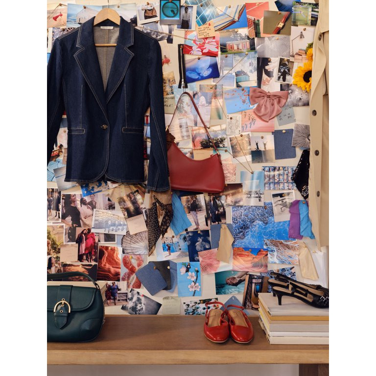 Time and Tru Women's Ashlyn Shoulder Handbag, Chestnut Brown | Walmart (US)