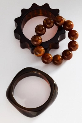 Resin Bangles, Set of 3 | Anthropologie (US)