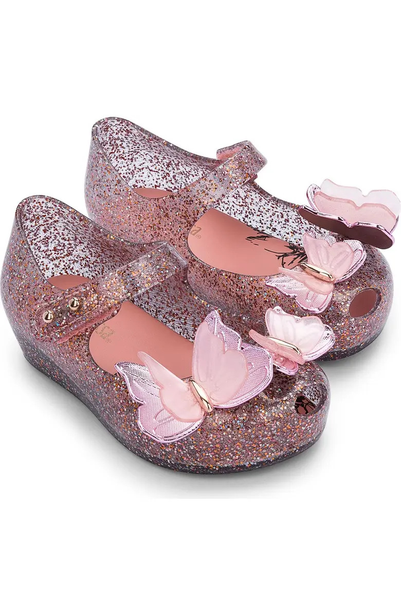 Mini Melissa Ultragirl Butterfly Mary Jane Flat | Nordstrom | Nordstrom