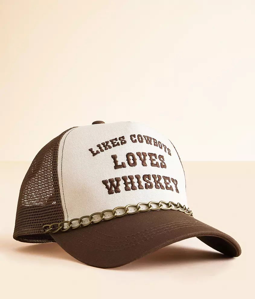 Cowboys & Whiskey Trucker Hat | Buckle