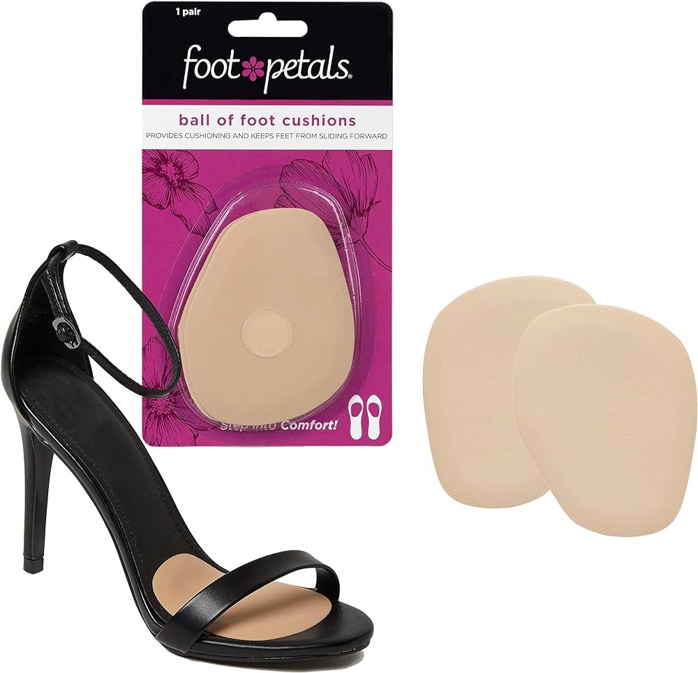 Foot Petals Women's Rounded 1 Pair, Khaki, One Size | Amazon (US)