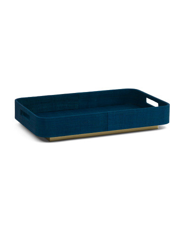 4x22x14 Utopia Brass Footed Tray | TJ Maxx