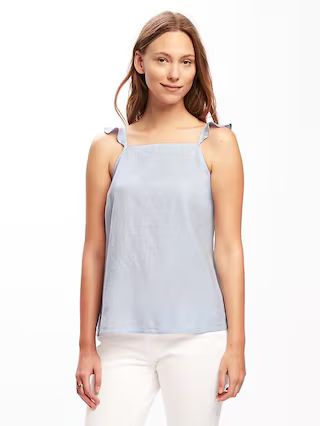 Old Navy Relaxed Flutter Sleeve Cami For Women Size L - Baby blue | Old Navy US