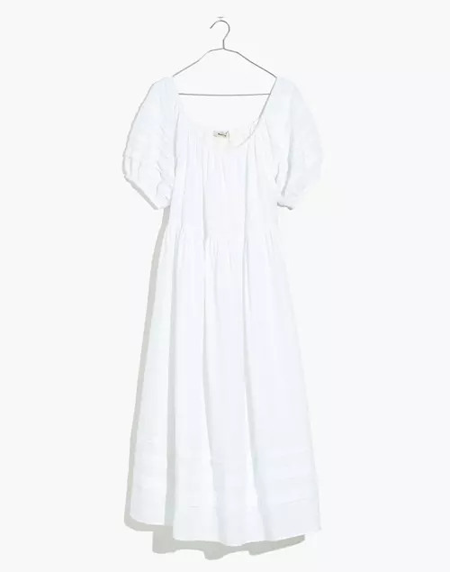 Pintuck Easy Midi Dress | Madewell