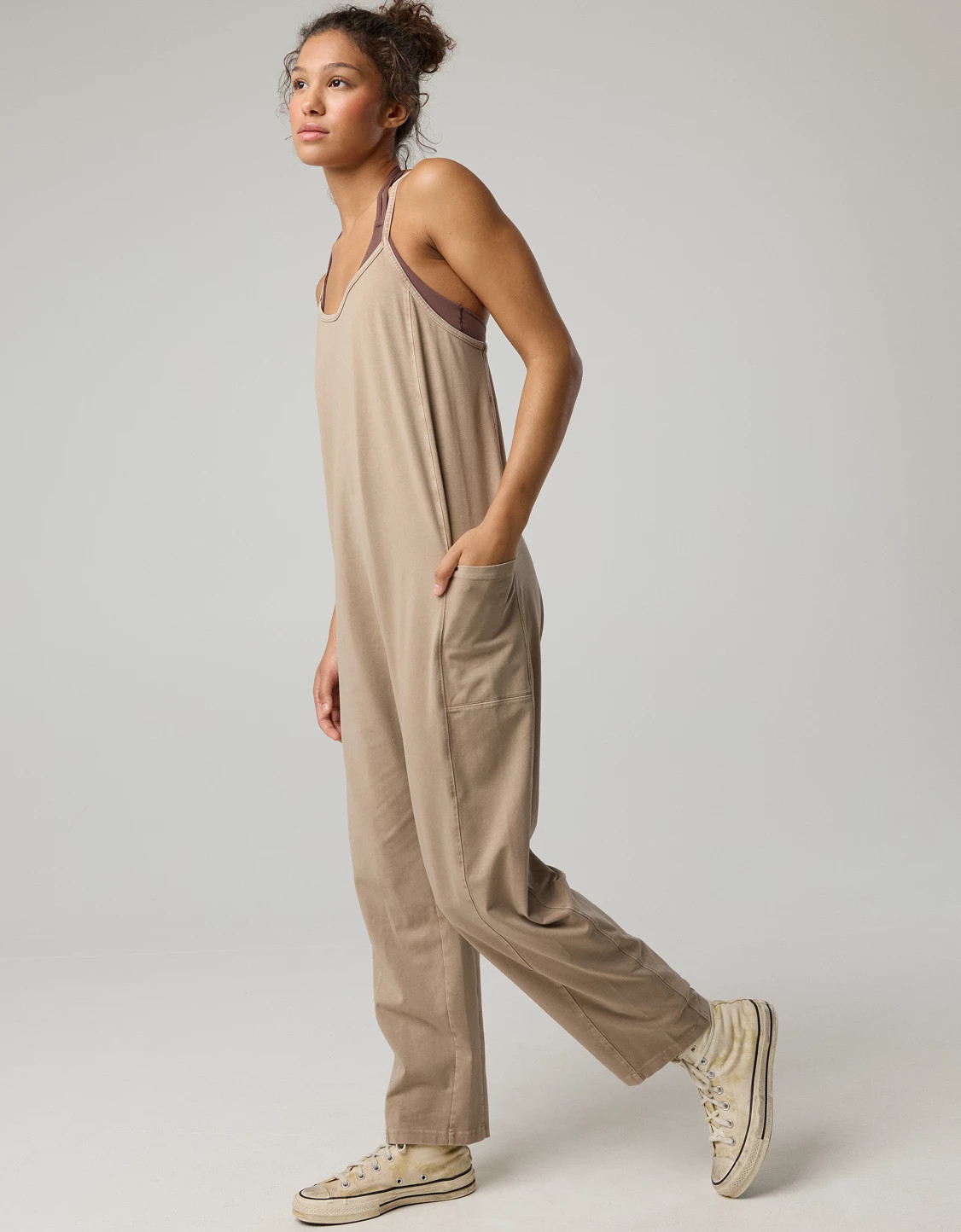 OFFLINE By Aerie OG Cotton Racerback Jumpsuit | Aerie