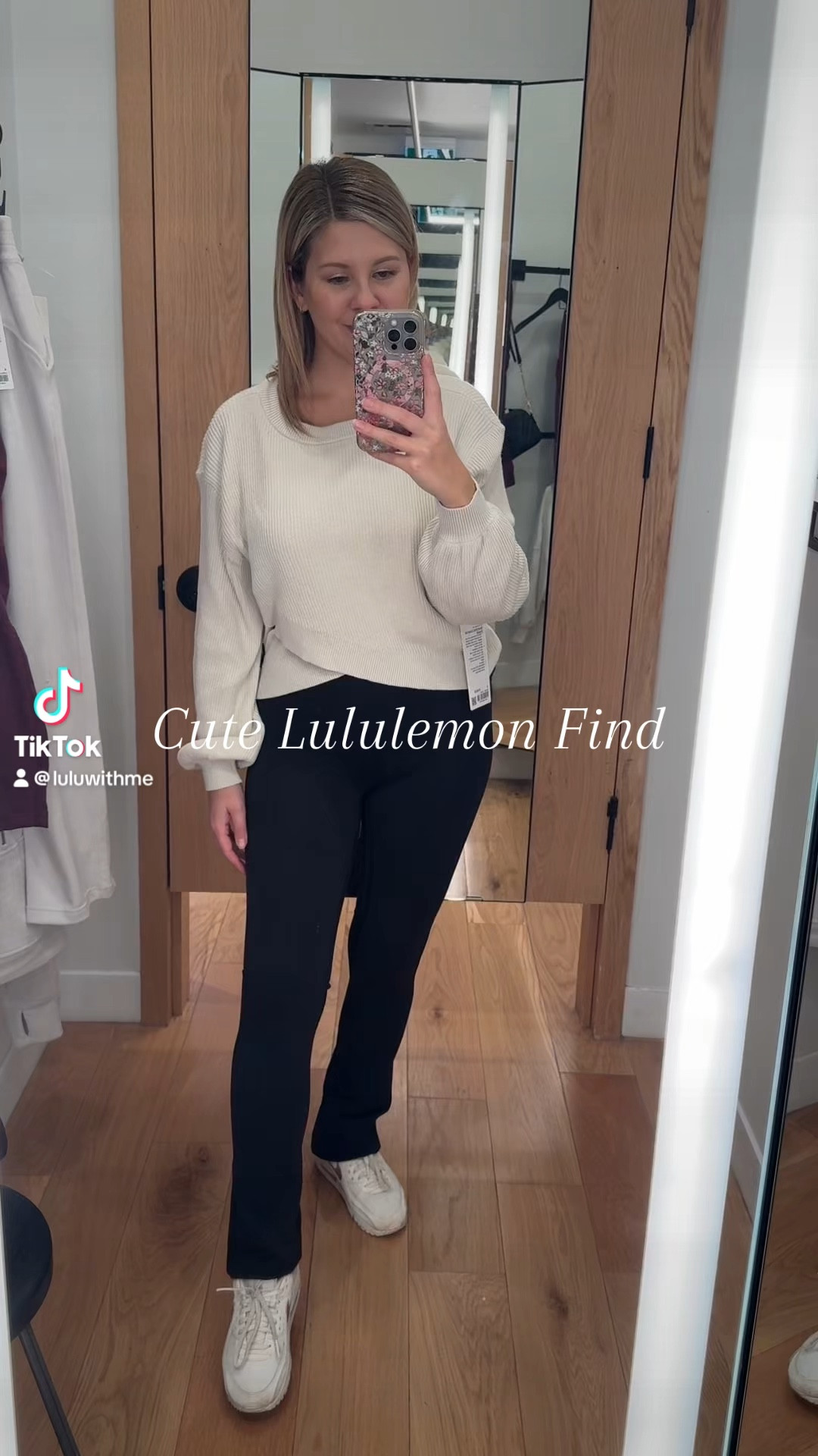 Cute Lululemon find 🖤

Wearing size small in the sweater and size 4 in the leggings TTS.

Both come in lots of colours! The sweater is also reversible.

Crossover sweater, reversible sweater, reversible top, mini flare leggings, flared leggings, leggings outfit

#LTKwinter #LTKstyletip