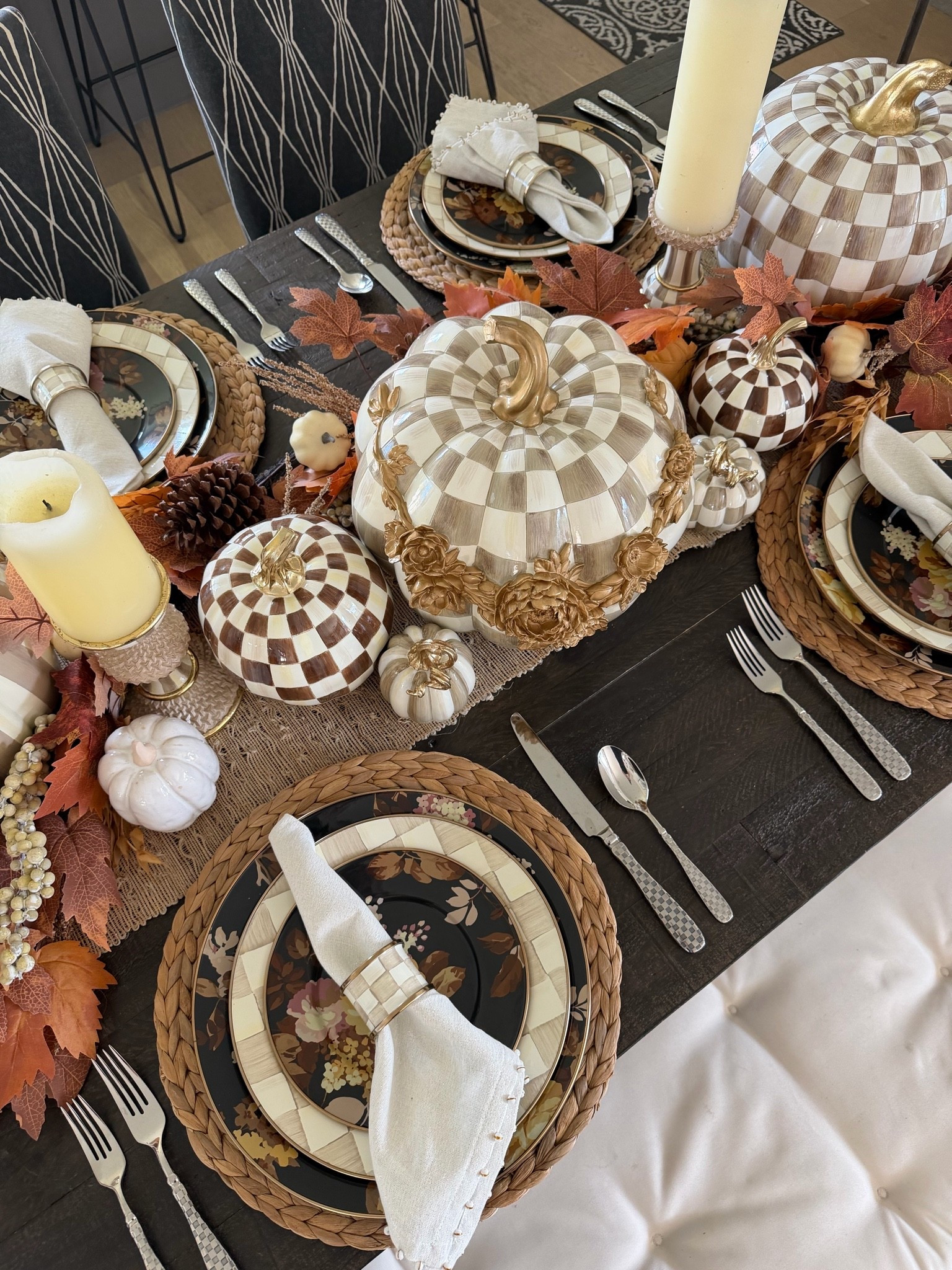 My @MacKenzie-Childs  fall decor is complete! Absolutely love this fall dining table and how the kitchen turned out. A ton of my wild rose pieces are on sale too!

#LTKSaleAlert #LTKHome #LTKSeasonal
