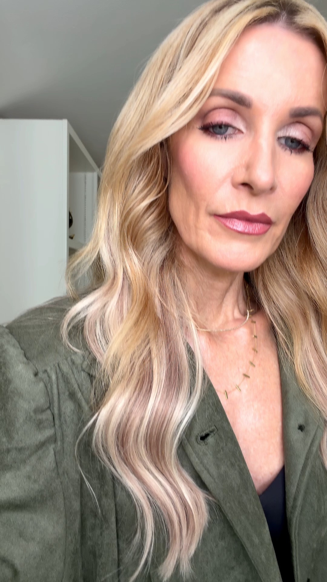 An olive green jacket is the perfect finishing layer for a chic fall outfit ✨ I paired it with a fitted black tank, dark-wash denim, and a snake-print bag for a polished mix of rich color and texture. I’m wearing an XS in the jacket and a 24 in the jeans. #LTKOver40 #LTKFall #LTKStyleTip

#LTKootd #LTKgrwm