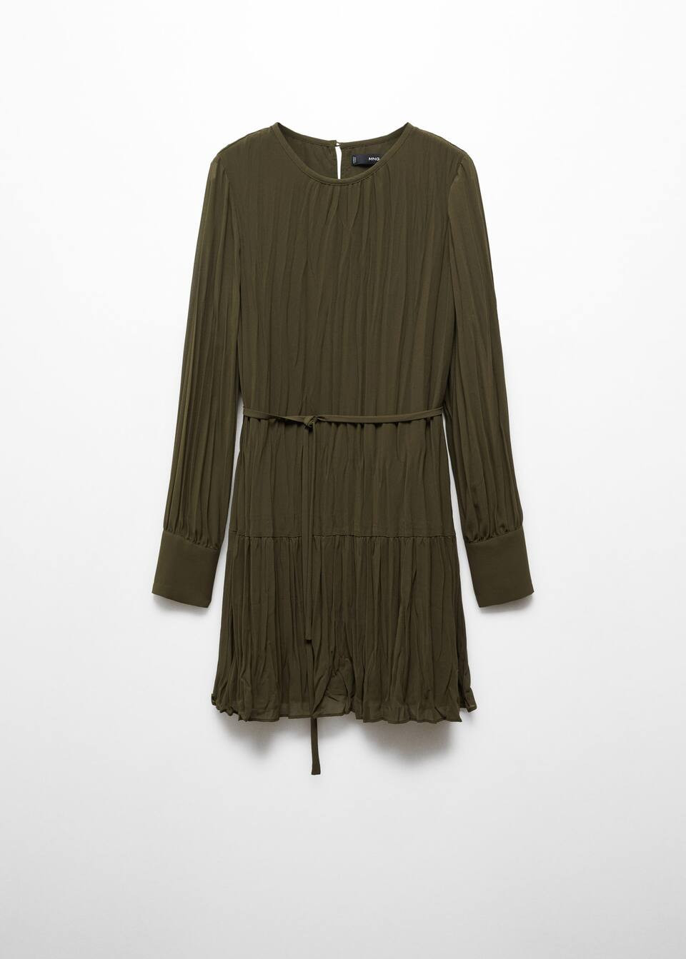 Pleated short dress -  Women | Mango USA | MANGO (US)