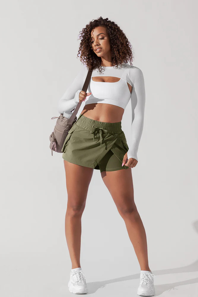 Hiking Superskort™ - Dark Olive | POPFLEX