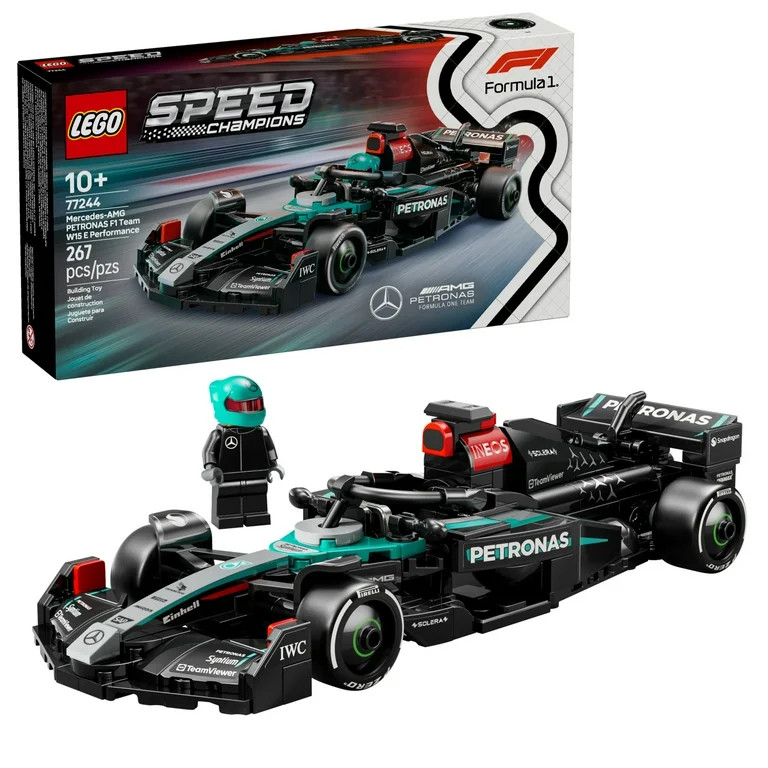 LEGO Speed Champions Mercedes-AMG F1 W15 Race Car Toy - Building Set For Kids, Boys & Girls, Ages... | Walmart (US)