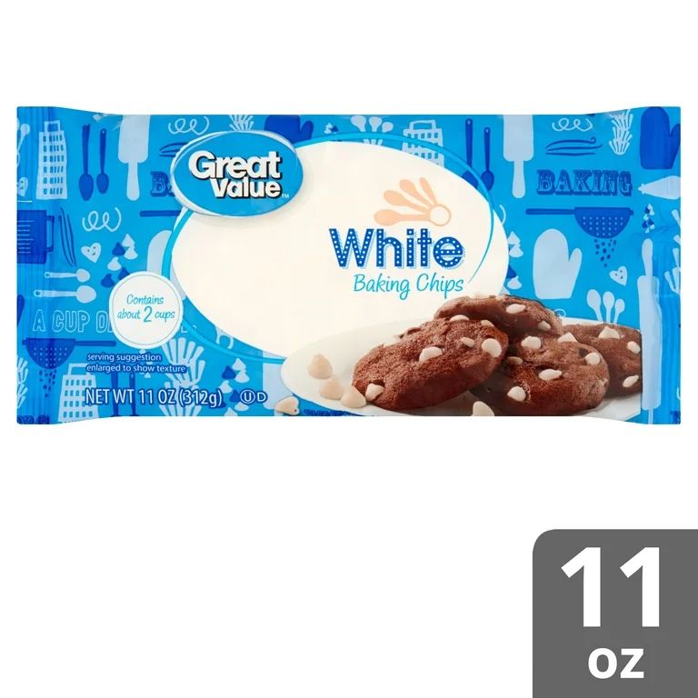 Great Value White Baking Chips, 11 oz - Walmart.com | Walmart (US)