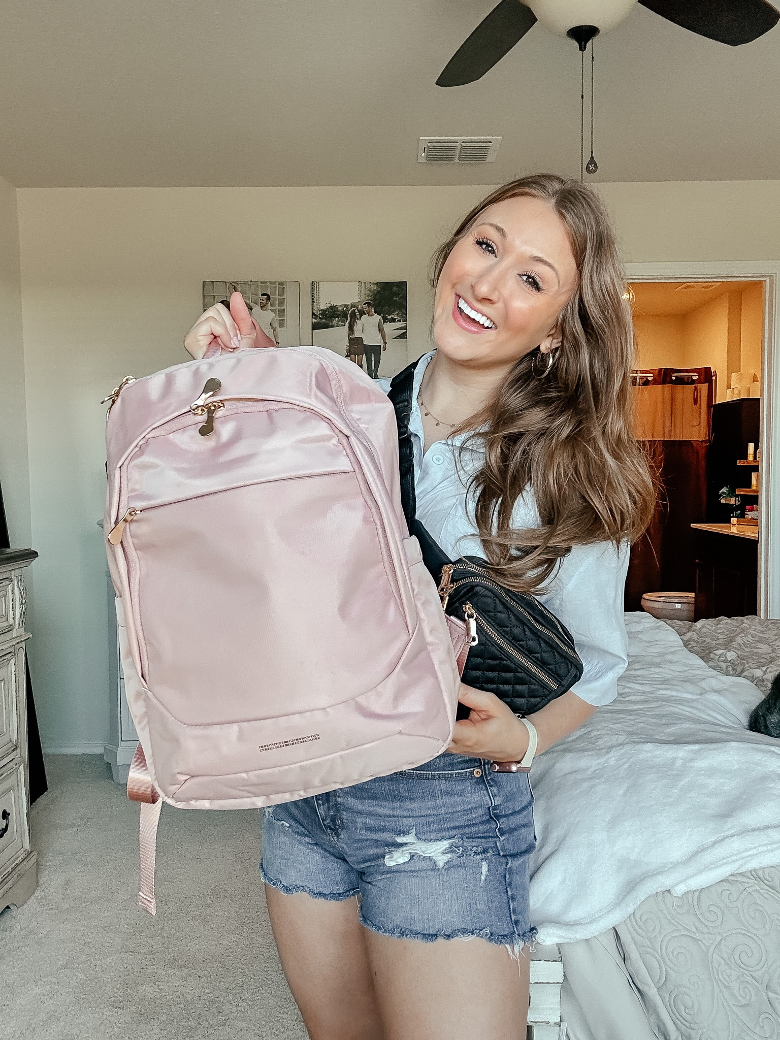 Travel outfit // travel backpack // Fanny pack // Amazon travel finds // plane personal item 

#LTKitbag #LTKtravel #LTKunder50