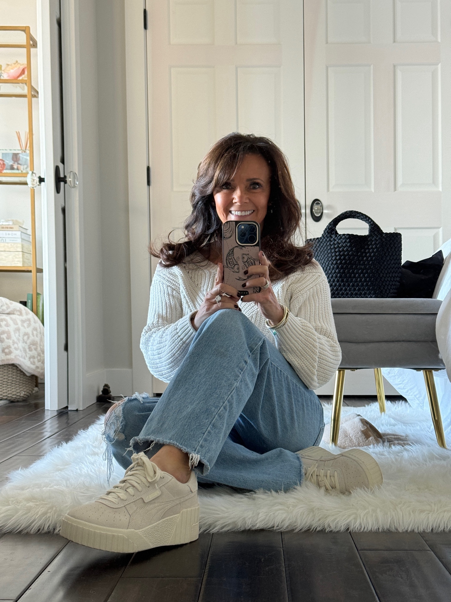 New sneakers! If you’re short like me you’ll love a platform wedge sneaker! This one is so good  
kimbentley, petite style, casual outfit 

#LTKGiftGuide #LTKshoecrush #LTKover40