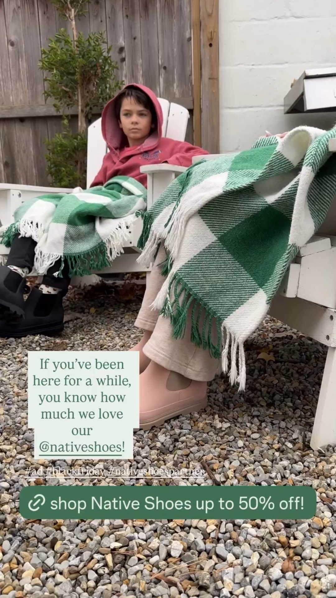 If you’ve been here for a while, you know how much we love our @nativeshoes!  We wear them from spring to fall & we’re so excited to try their Chelsea boots! They’re so cute & comfortable! #ad #blackfriday #nativeshoespartner

#LTKGiftGuide #LTKCyberWeek #LTKKids