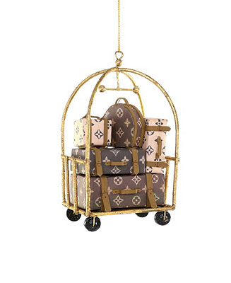 Cody Foster & Co. Luxury Hotel Luggage Cart Resin Ornament - Macy's | Macy's