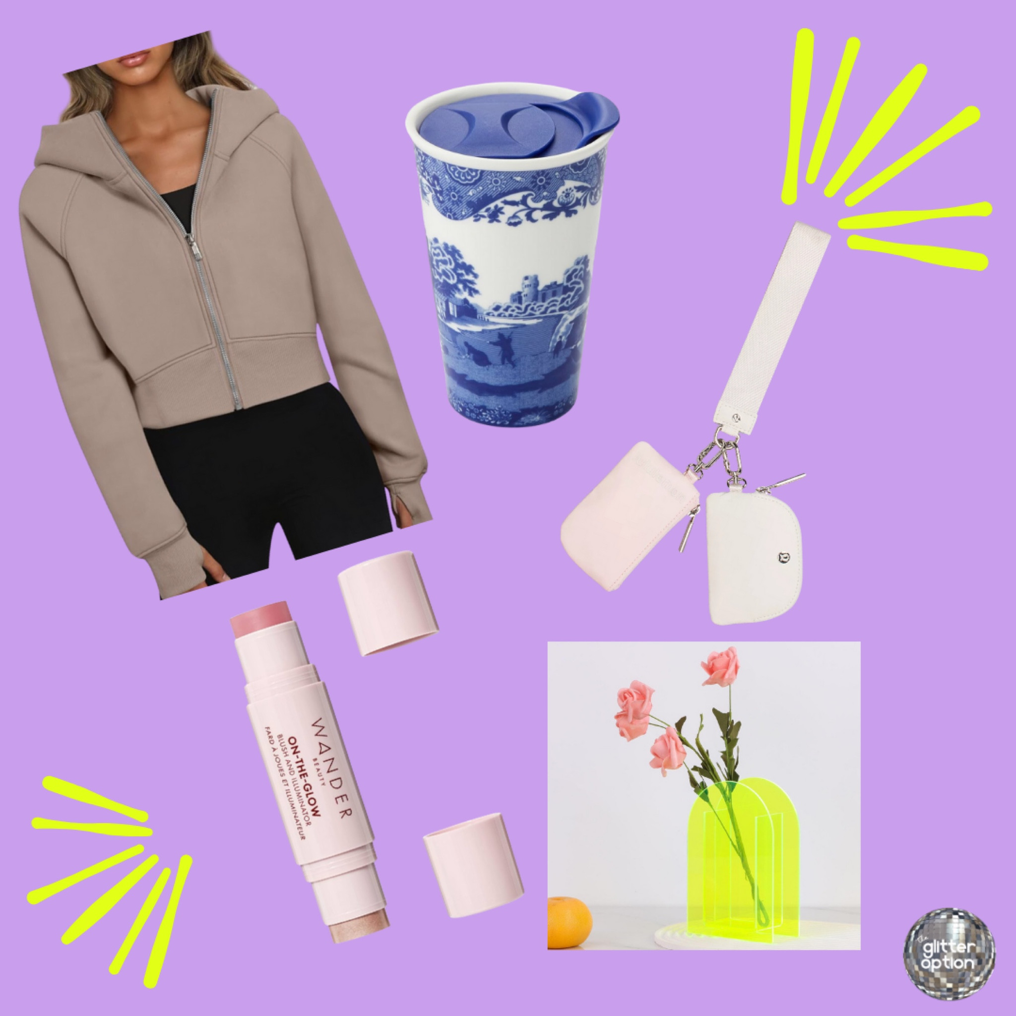 fave five this week!

the cutest crop sweatshirt. great lululemon look alike. 
Spode bedside water cup
best little wristlet wallet
neon vase. need I say more?
blush duo 

#LTKfamily #LTKbeauty #LTKstyletip