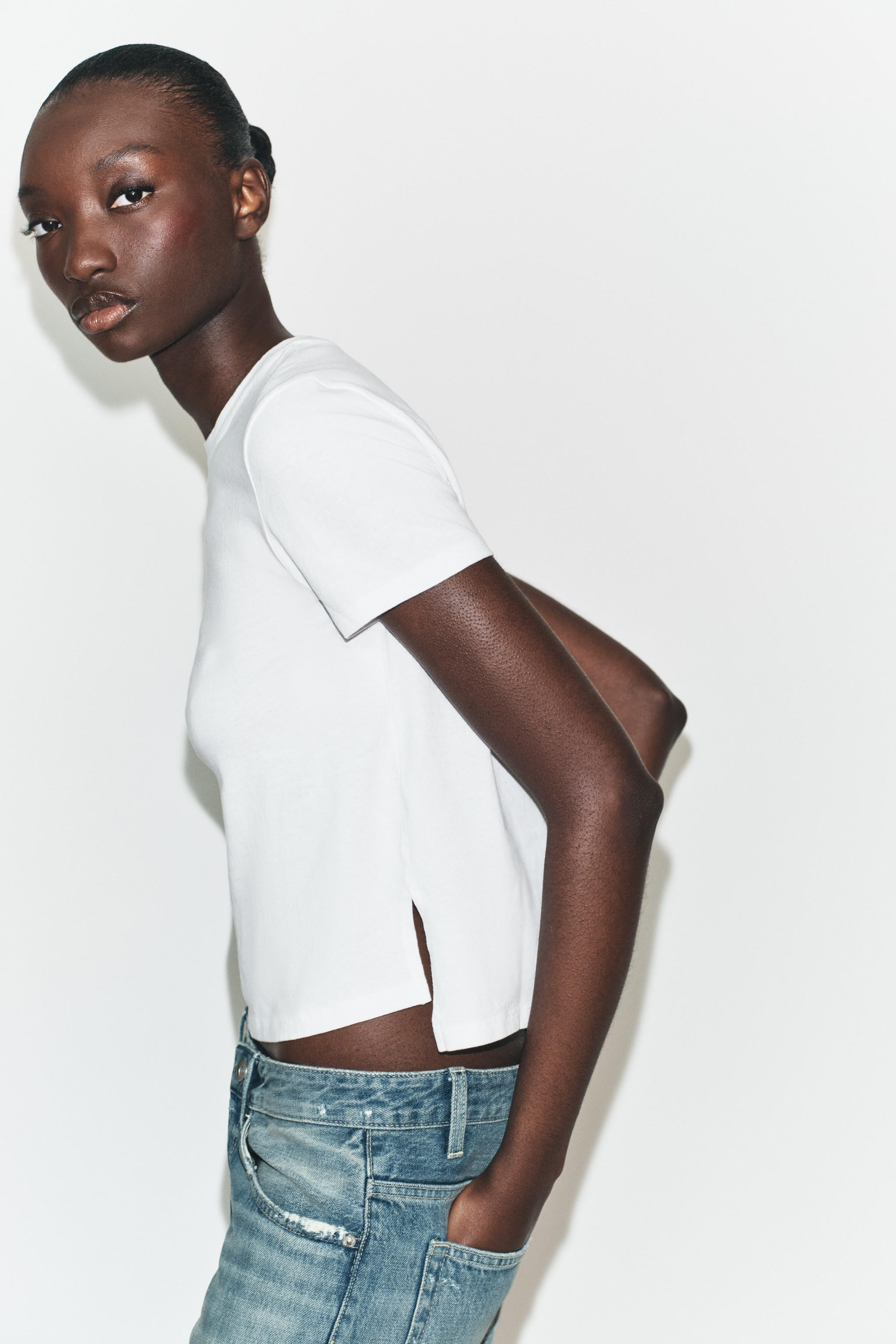 RUSTIC SHORT SLEEVE T-SHIRT | Zara UK