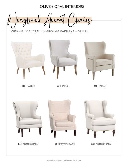 Check out this roundup of some modernized wingback accent chairs from Target and Pottery Barn!
.
.
.
Upholstered Wingback Chair
White Accent Chair
Modern 
Transitional 
Traditional 

#LTKstyletip #LTKhome #LTKbeauty
