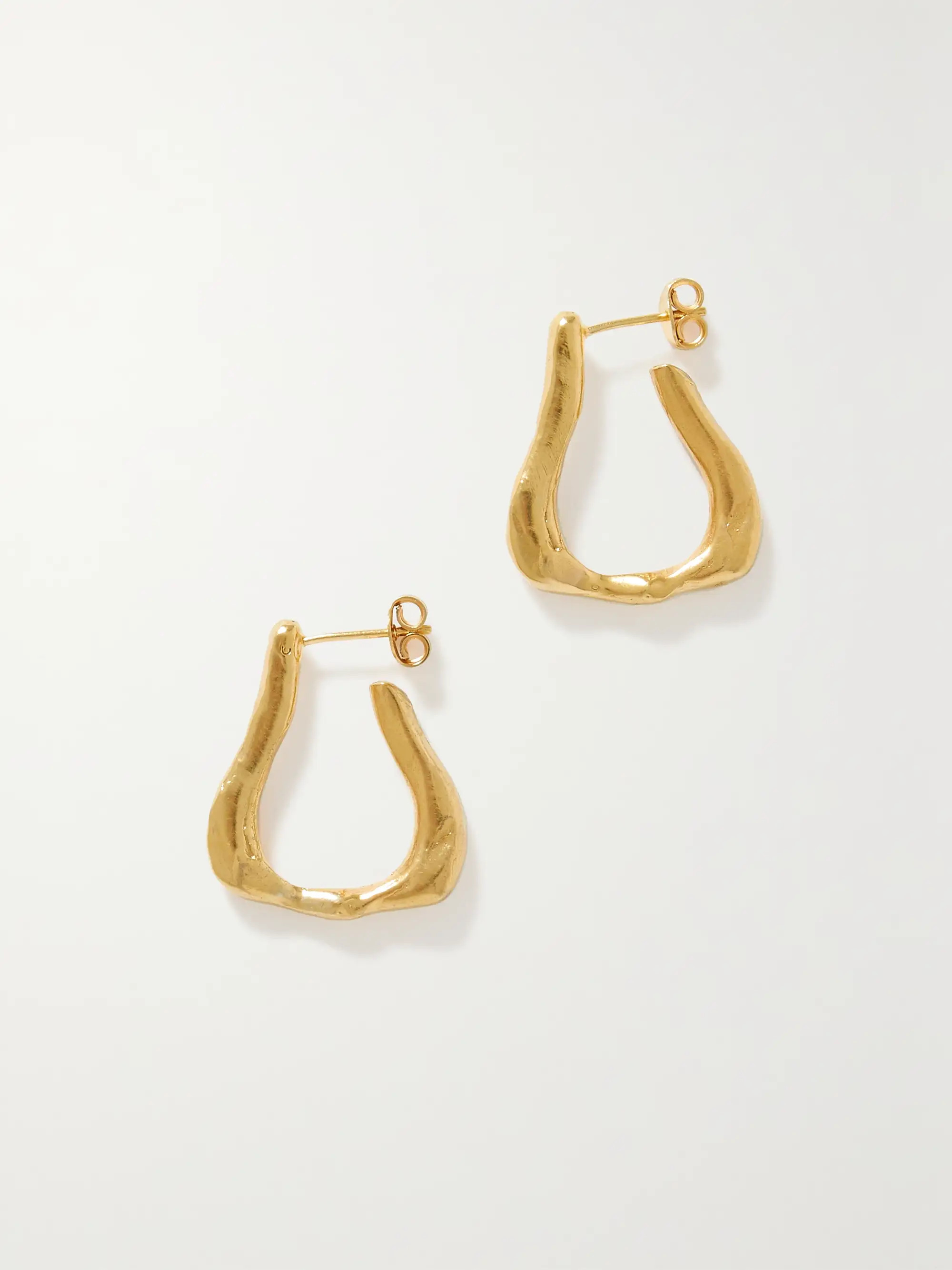 The Link of Wanderlust gold-plated hoop earrings | NET-A-PORTER (US)