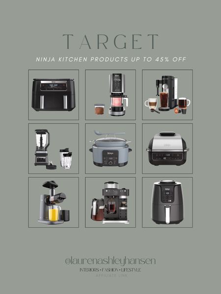 Ninja appliances are on sale right now at Target with savings of up to 45% off! Everyone is loving the Ninja Creami right now, and it’s in stock and on sale! Great gift ideas for Mother’s Day too if you know a mama who loves to bake or cook! 

#LTKhome #LTKsalealert