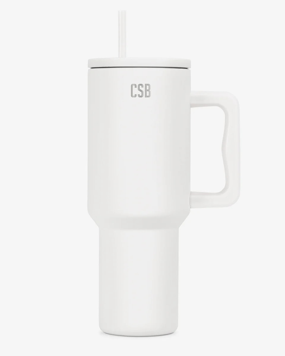 CSB Tumbler | White | Crop Shop Boutique US
