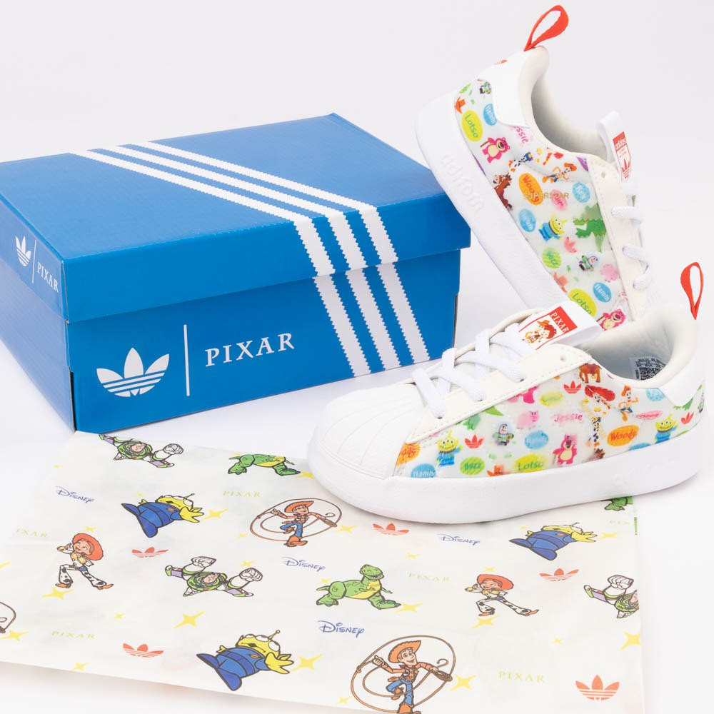 adidas Disney Pixar Toy Story adiFOM Superstar 360 Athletic Shoe - Baby / Toddler - Off White / W... | Journeys
