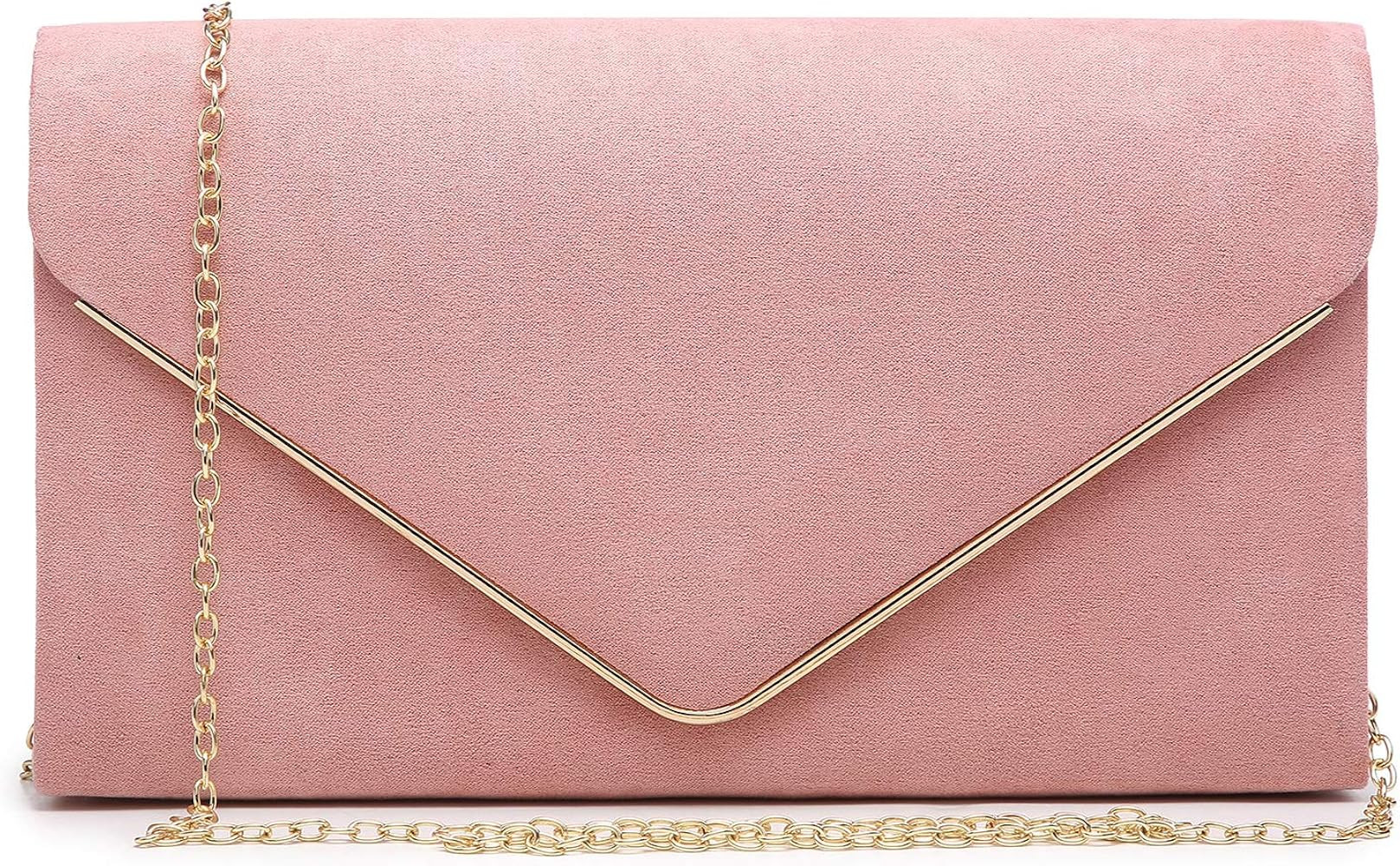 Dasein Women Faux Suede Evening Clutch Bags Formal Party Clutches Wedding Purses Cocktail Prom Clutc | Amazon (US)