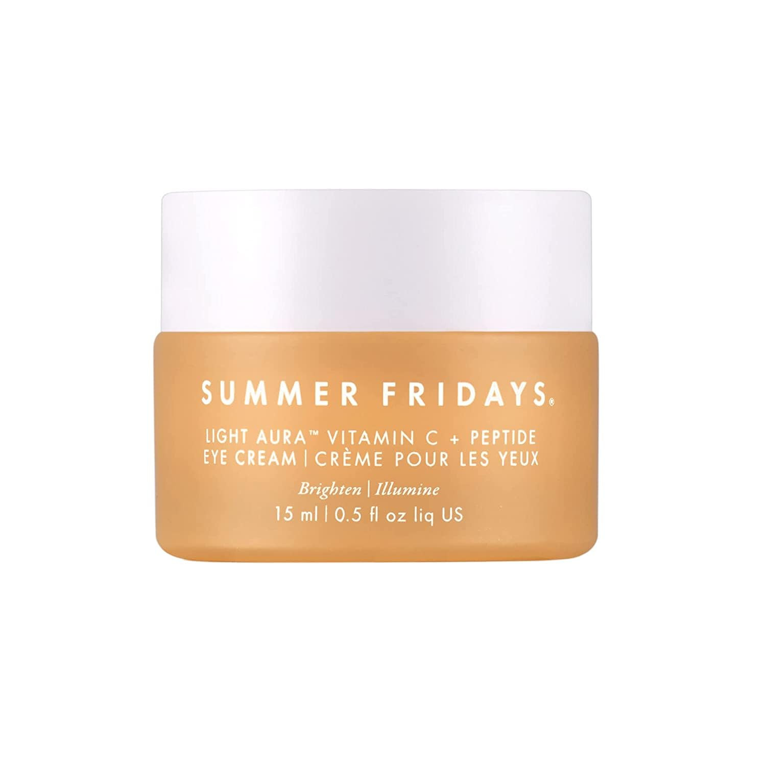 Summer Fridays Light Aura Vitamin C + Peptide Eye Cream - Brightening Under Eye Cream - Illuminat... | Amazon (US)
