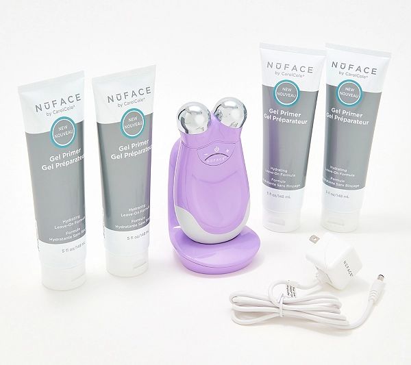 Ships 5/26 NuFACE Trinity Facial Toning Device w/1-Year Supply of Gels | QVC