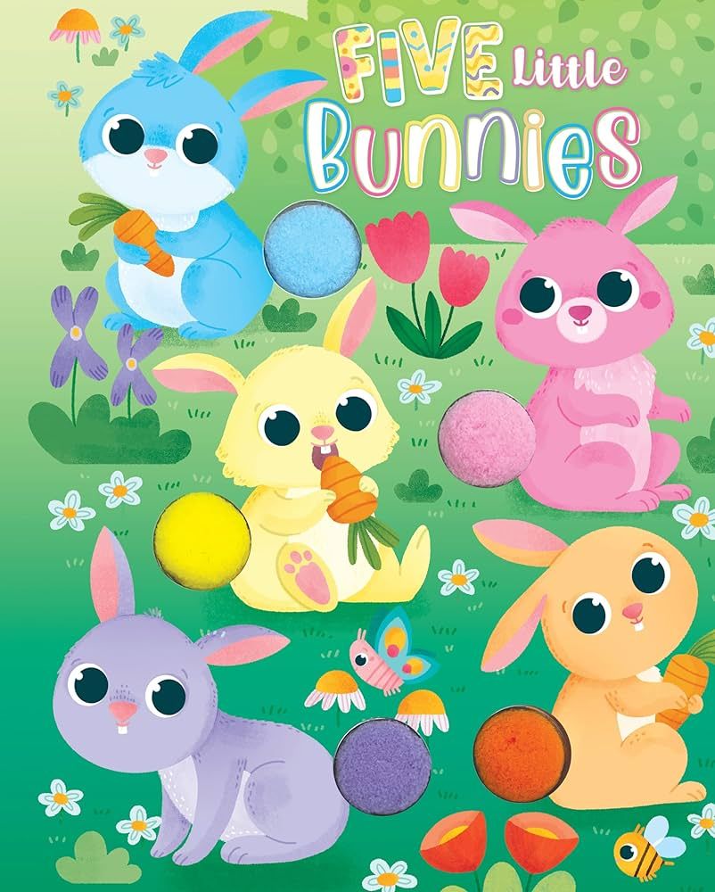 Five Little Bunnies - Children's Touch and Feel Book with Fluffy Tails | Amazon (US)