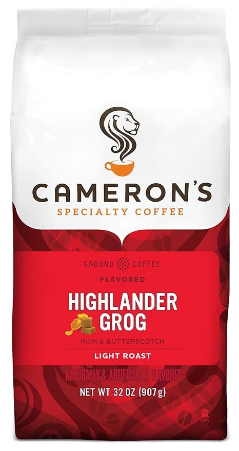 Cameron's Coffee Roasted Ground Coffee Bag, Flavored, Highlander Grog, 32 Ounce (Pack of 1) (PP-G... | Amazon (US)