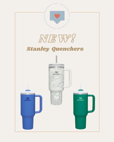 Check out Stanley’s new 30 ounce and 40 ounce quenchers in iris, polar swirl, and alpine! Grab one now as these colors are sure to sell out fast!

#LTKunder100 #LTKstyletip #LTKFind