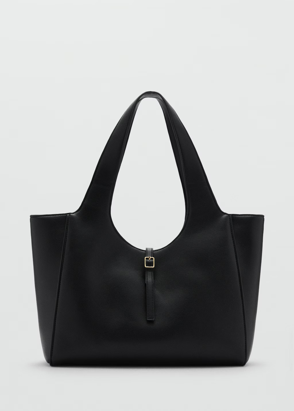 Shopper bag with buckle - Women | MANGO USA | Mango (US/MX/AU)