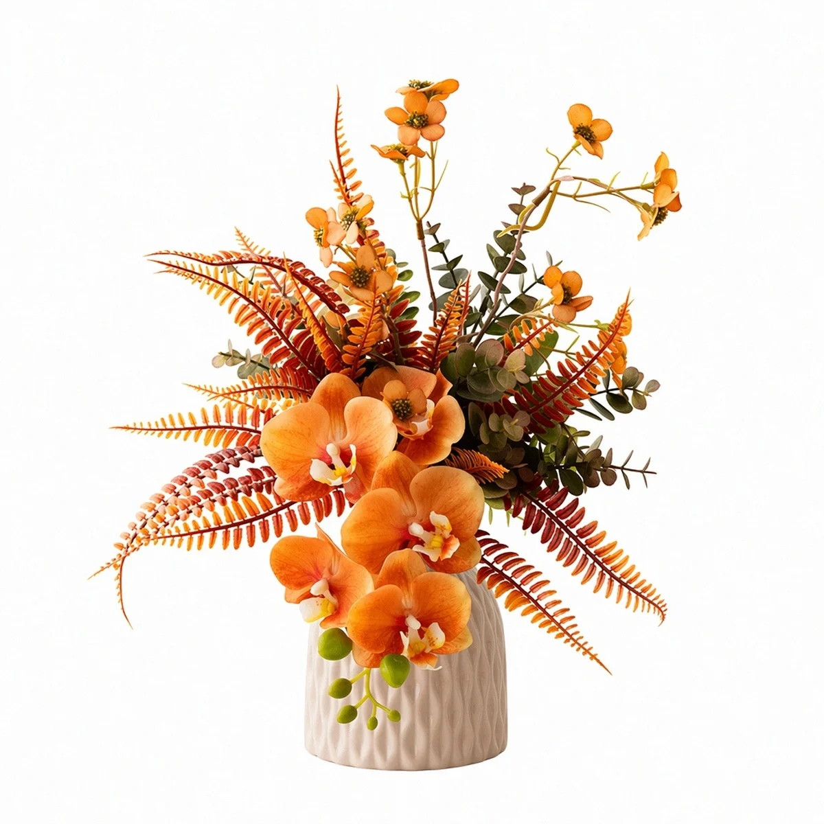 Fake Fall Flowers in Vase,Faux Flowers in Vase,Fall Floral Arrangement,Fall Centerpieces for Tabl... | Wayfair North America