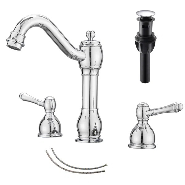 Widespread 2-handle Bathroom Faucet with Drain Assembly | Wayfair North America