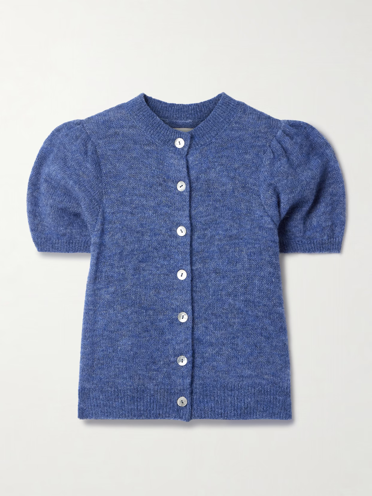 DÔEN - Anisa Alpaca-blend Cardigan - Blue | NET-A-PORTER (US)