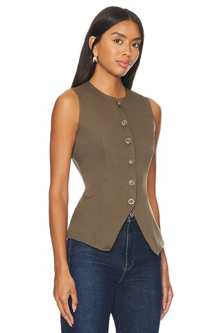 x REVOLVE Emiliana Top in Khaki | Revolve Clothing (Global)