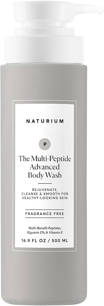 Naturium Multi-Peptide Advanced Body Wash, Rejuvenate, Cleanse & Smooth, with Rice Amino Acids & ... | Amazon (US)