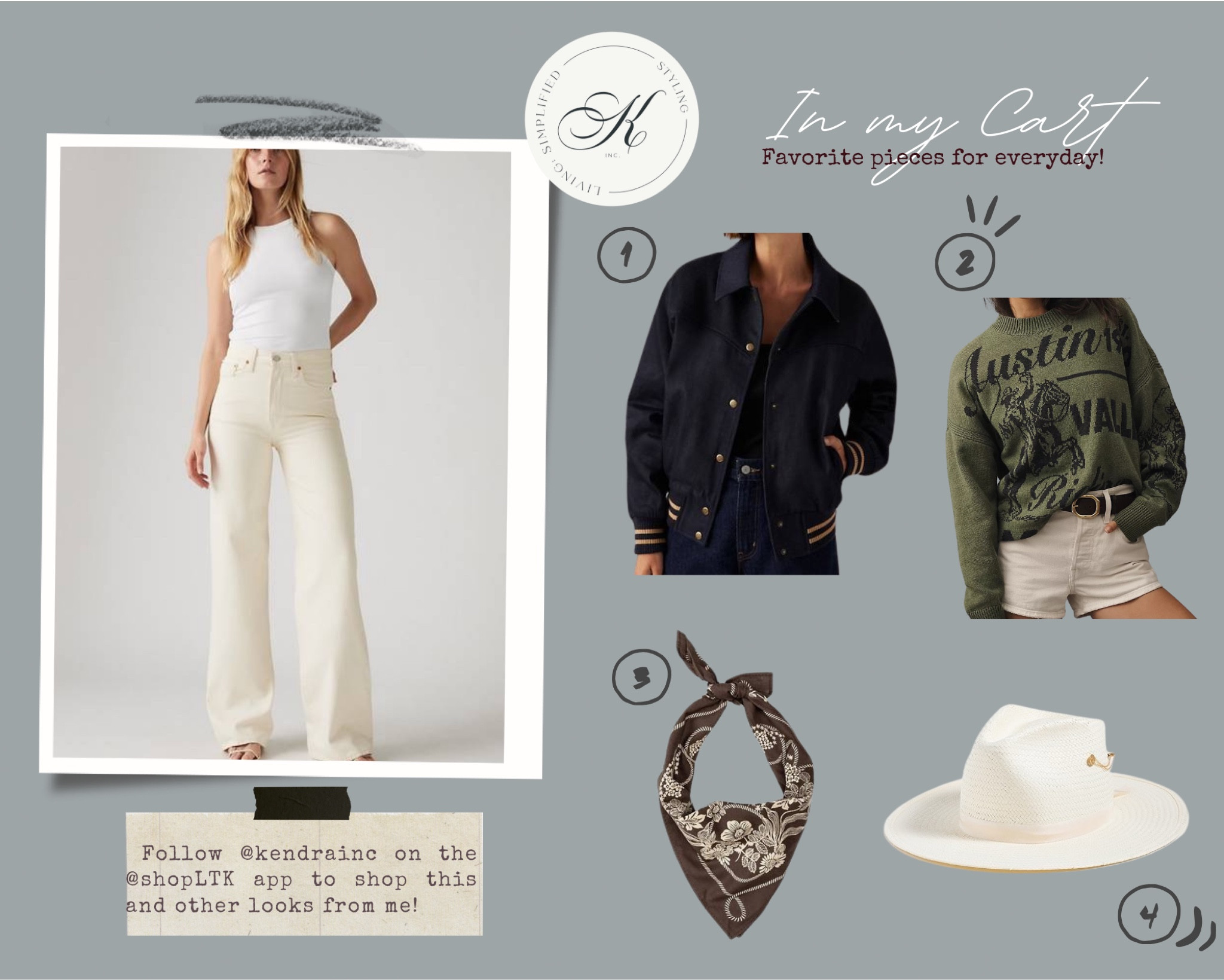 The cutest pieces to complete my new favorite outfit! 

Levi
Anthropologie

#LTKFindsUnder100 #LTKSaleAlert #LTKStyleTip