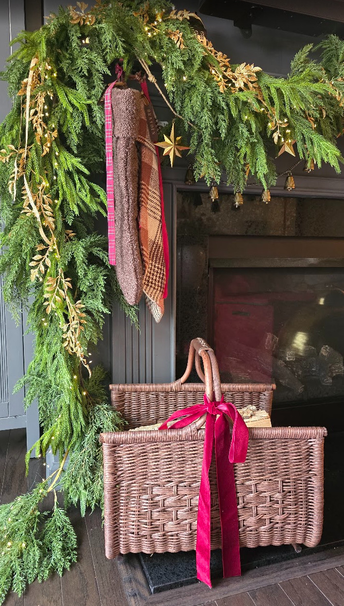 Found a really good dupe for my log holder! I get asked about it all the time and it's no longer available at Target. But here's a close dupe!  

 #LTKHoliday #LTKSeasonal #LTKHome