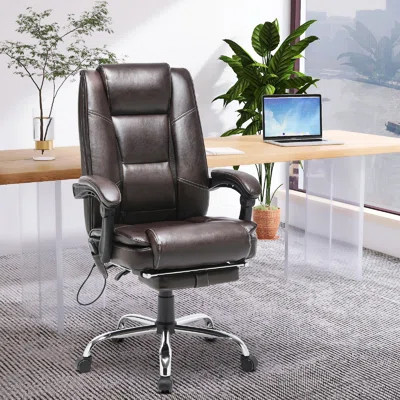 Jordon-Lee Ergonomic Heated Massage Executive Chair | Wayfair Professional