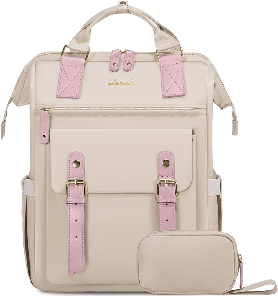 LOVEVOOK Laptop Backpack for Women Work Travel Backpack Purse, Nurse Bags Teacher Doctor Commuter... | Amazon (US)