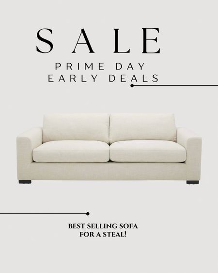 Prime day white sofa modern designer look for less 

#LTKxPrime #LTKhome #LTKsalealert