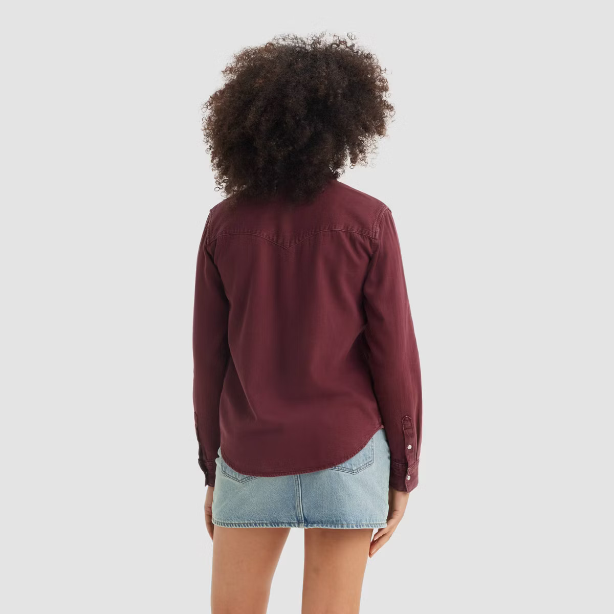 Levi's® Women's Long Sleeve Ultimate Western Button-Down Shirt - Windsor Wine | Target