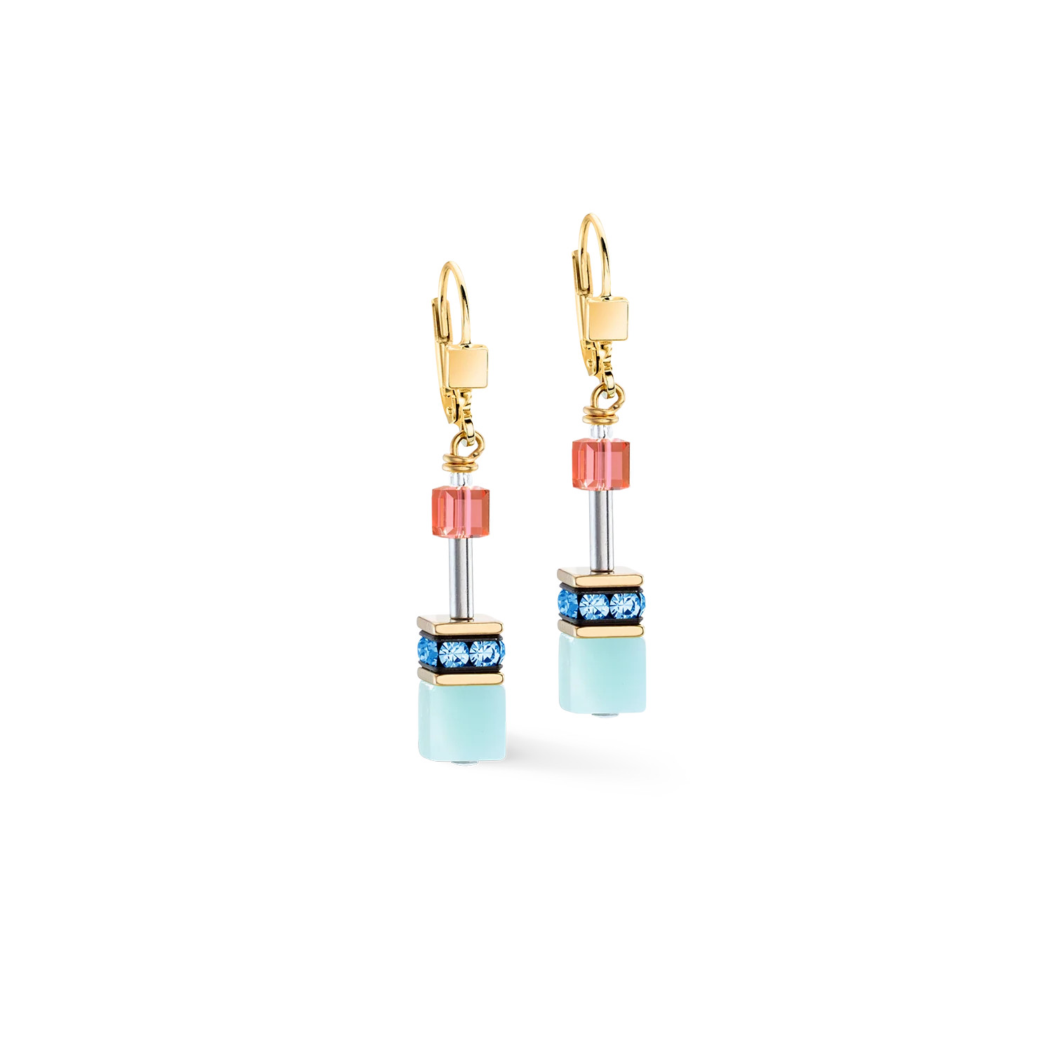 GeoCUBE® Iconic Precious earring Rainbow | Coeur de Lion