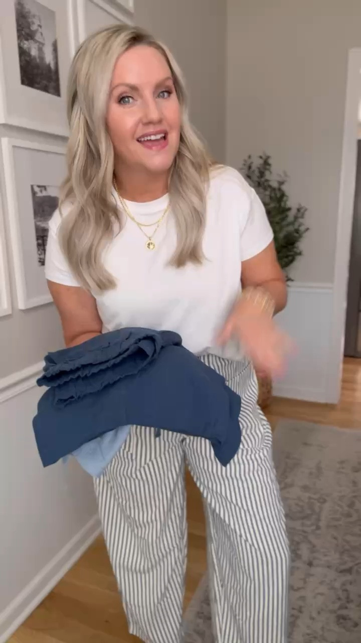 Comfy pants galore! Trade in those leggings for a more elevated look without sacrificing comfort. These pants are breathable and flowy perfect for the warmer months. Pair them with just about anything and you have a chic everyday outfit. Great for moms on the go or anyone with an active lifestyle!

lovelylifestyling comfortable pants stylish comfortable pants spring style spring wardrobe refresh everyday casual style flowy pants outfit breathable pants. 

#LTKootd #LTKOver40 #LTKmomlife