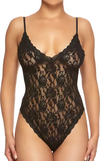 Signature Lace Thong Bodysuit | Nordstrom