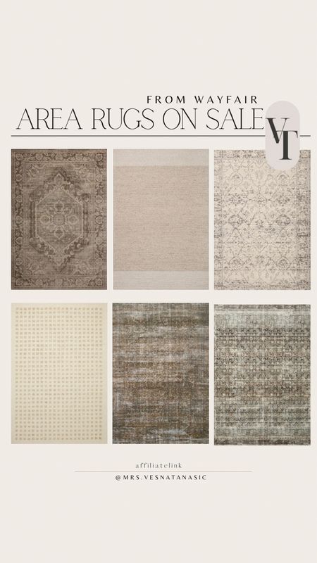 Area rugs on sale from Wayfair! The prices are so good for the size! 

#LTKHome #LTKSaleAlert