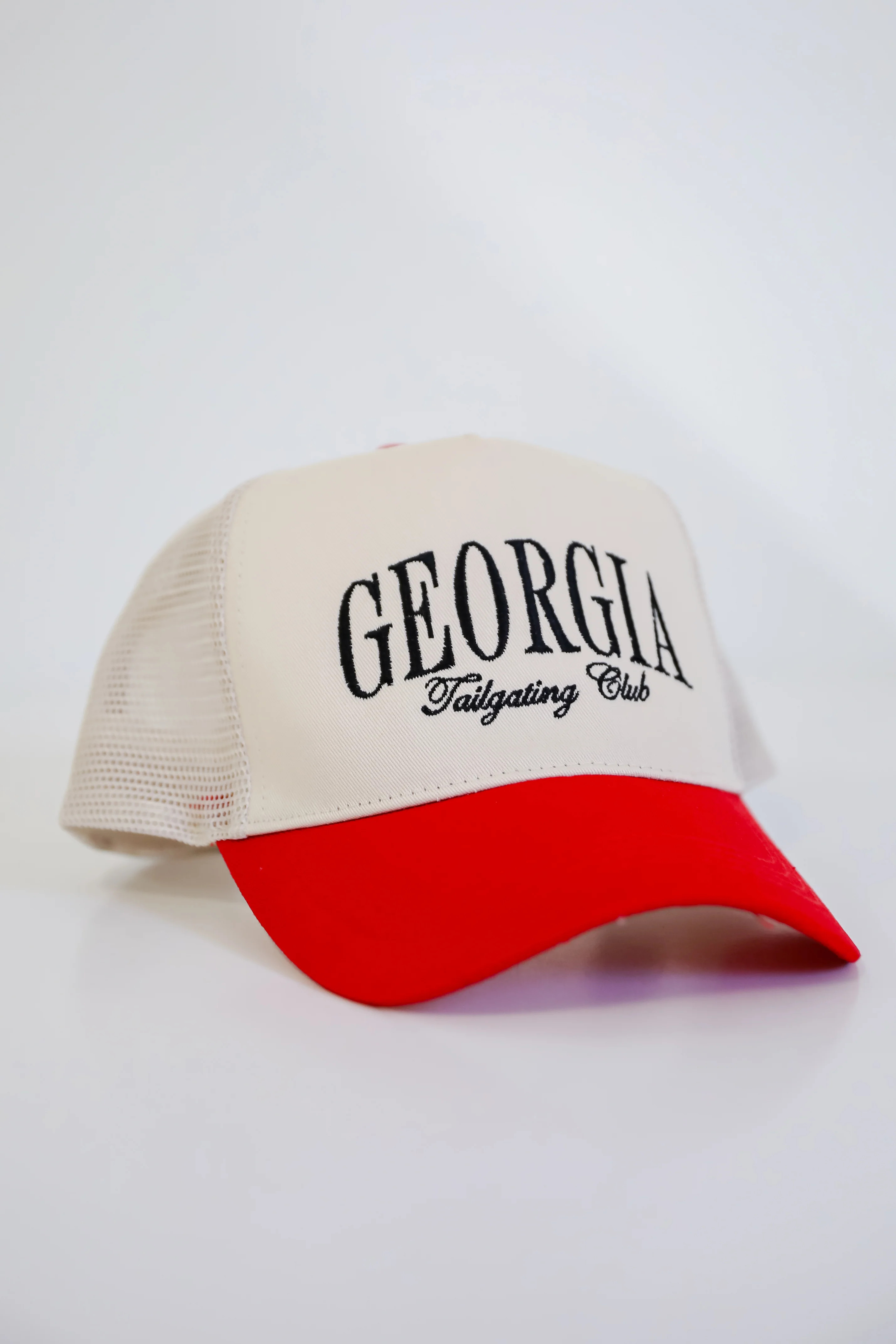 Red/Black Georgia Tailgating Club Trucker Hat | DU Exclusive | DressUp | Dress Up